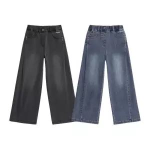 2026 FW 내셔널지오그래픽키즈 KIDS 여아 와이드핏 데님 팬츠 K263GPT030
