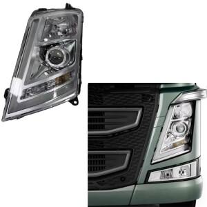 1 PCS 24V 트럭 헤드라이트(렌즈 포함) 볼보 FH16 트럭 헤드라이트 전면 E 승인 OE 번호 22239217 22239219