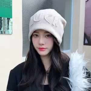으 중년 여성 캐주얼 패션 두건 가을겨울 실내 오버핏