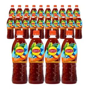 립톤 아이스티 제로 복숭아 500ml 24개