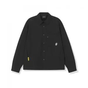 BEENTRILL 에센셜 유틸리티 컴포트핏 셔켓블랙