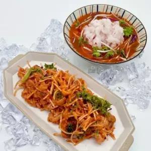 포항 가자미 회 무침 세트 550g 물가자미회 기름 가자미 세꼬시 물회 밀키트 포항 물회 재료 (52305508)