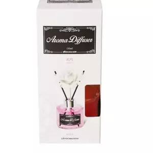 산아로마디퓨저피치/130ml 실내용방향제 q-WFITAFH 인테리어소품 스틱