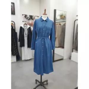 [써스데이아일랜드]인디고 데님 풀오픈 원피스 T256MOP322W_CA
