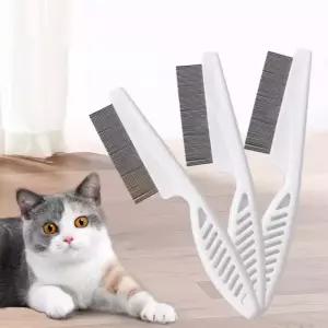 고양이 장모단모 미용 브러쉬 털 제거 뽀송 일자빗