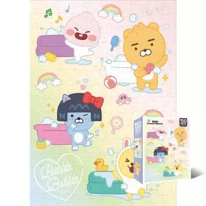 150피스퍼즐 리틀카카오 버블버블 목욕놀이 YE873979 액자 취미퍼즐 라이언 어피치 y-8C662