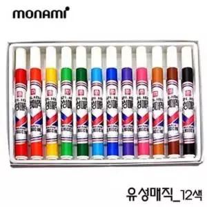 DW_모나미 유성매직 12색 사무용 필기구 문구용품 도매 y-D309A