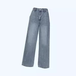 써스데이아일랜드 플라워 꽃무늬 자수 데님 청 T264MJE249W T264MJE249WBS 5282603