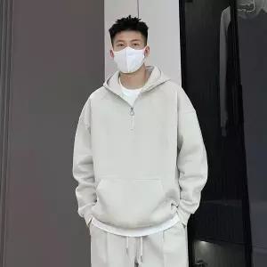 후드 티 가을 스웨트 오버핏 집업 UASK 반지퍼 긴팔 티셔츠 남자 남성 봄가을겨울 2026 트렌디 캐주얼 고급