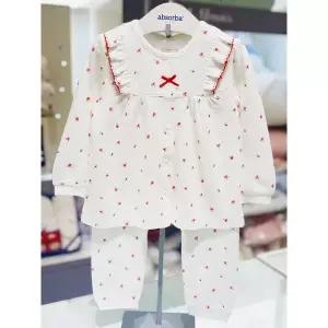 [압소바](강남점)[26년FW 임신출산백일돌선물]벨리 코튼모달 내의(AB26D1AN30)레드