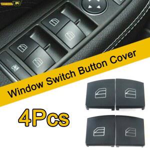 4Pcs 자동차 파워 윈도우 스위치 버튼 커버 메르세데스-벤츠 W204 C 클래스 W212 W242 W246 W166 W176 E E200 A 2049055402
