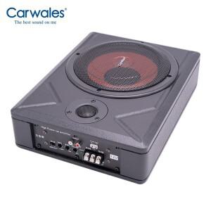8인치 자동차 서브 우퍼 스피커, 앰프 파워 300w 차량 언더 시트 액티브 베이스 오디오, 고음 트위터 포함,