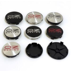 4개/세트 56mm OZ 로고 휠 센터 허브 캡 자동차 타이어 림 커버 외부 개조 액세서리
