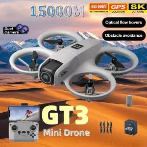 GT3 드론 8K HD 듀얼 카메라 GPS 5G 전문 항공 촬영 원격 조종 항공기 VR 안경 포함 쿼드콥터 UAV 2026