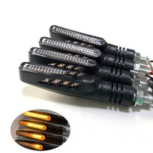 Led 회전 신호 표시기 Bws 100 Front Titan 160 자전거 Msx125 용 바이크 오토바이 성 노출증 화살표 빛