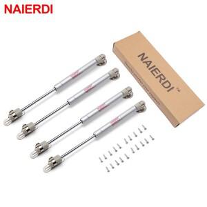 4pcs naierdi 캐비닛 도어 가스 스프링 경첩 6-15 kg 주방 찬장 유압 힌지 스트럿 뚜껑 지원 상자 가구 하