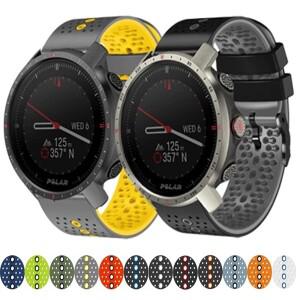 Polar Grit X Pro 실리콘 스트랩 용 22mm 스마트 시계 밴드 Vantage M M2 손목 포어러너 745 액세서리 벨트