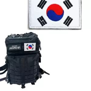 백팩 와펜 가방 액세서리 패브릭 태극기 자수 패치 SWACD327