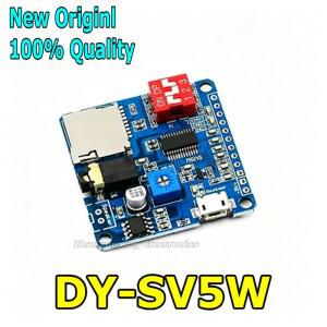 1~2PCS 새로운 DY-SV5W 음성 재생 모듈 보드 MP3 음악 플레이어 5W 직렬 제어 SD/TF 카드 Arduino 용