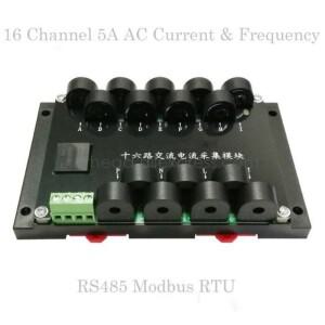 16채널 5A 전류 주파수 측정 수집 모듈 절연형 RS485 MODBUS RTU 센서 송신기