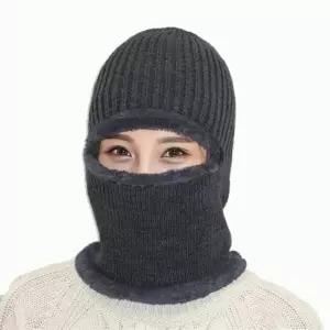 겨울 융털 기모 니트 안면마스크 복면 비니 작업 스키