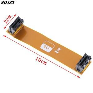 유연한 SLI 브리지 PCI-E 케이블 비디오 카드 커넥터, ASUS 도매, 8cm, 80mm