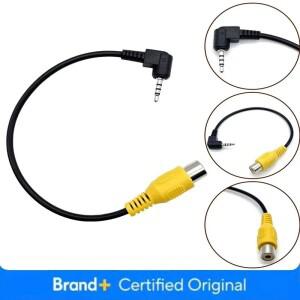 RCA-2.5mm AV 변환 케이블 자동차 후방 카메라 주차 내비게이션 비디오 GPS
