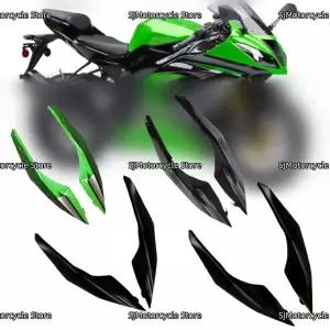 테일 사이드 페어링 패널 커버 케이스 가와사키 ZX6R 닌자 636 ZX-6R 2009 2010 2011 2012 오토바이 액세서