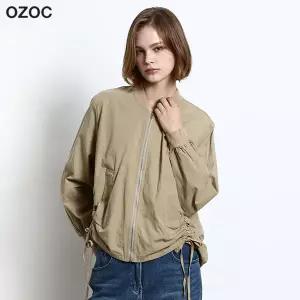 [오조크(OZOC)] 밑단 스트링 점퍼 (택가격 124000원)