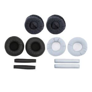 Sennheiser 블랙 그레이 가죽 폼 이어패드 헤드밴드, PX100 PX100-II PX200 PX80 PXC150 PXC250 헤드폰 액세서리