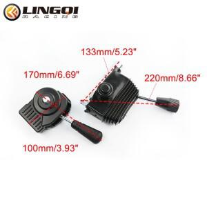 LINGQI RACING UTV 시프터 기어 셀렉터 역방향 노브 Girp 레버 Dune Buggy Go Kart 차량 쿼드 자전거 부품