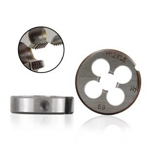 1pcs 왼손 메트릭 다이 M2-M20, 공작 기계 및 수동 외부 스레드 태핑 수리용 수공구