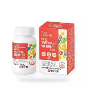 일양약품 우리가족 멀티비타민 츄어블 1000mg 60정(2개월분)(SH)