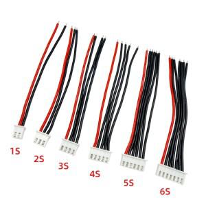 10개 1S 리포 배터리 밸런스 충전기 연장 케이블 IMAX 커넥터 XH 2.54mm 22AWG 실리콘 와이어