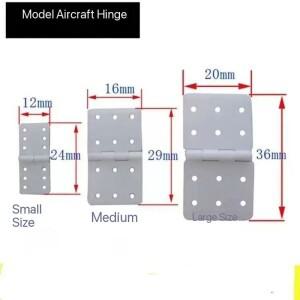 5pcs 고강도 나일론 핀 힌지 RC 모델 비행기 부품 12x24 20x36mm 고정 날개 항공기 DIY 용