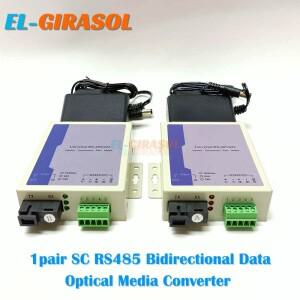 광미디어 컨버터, SC RS485 양방향 데이터 섬유 트랜시버, 통신 장비, FTTH, 1 쌍