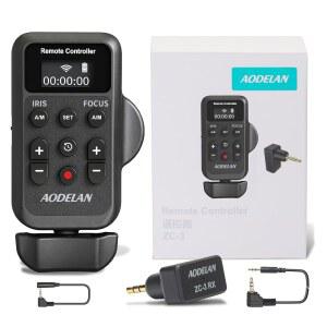 AODELAN WIRELESS CAMCORDER LANC 줌 컨트롤러 - CANON용 / SONY용 | 2.5MM 잭 케이블 IRIS 초점 및 줌 커맨더 LANC 또는 REMOTE 단자가 포함된 CANON XL1S / SONY NX5C용 리모컨