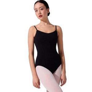 Capezio 여성용 Cc101 운동용 레오타드, 검정색, 중간 미국