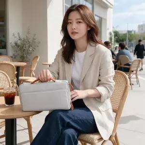 가방 파우치 충격 방지 케이스 방수 슬림형 손잡이 대학생 직장인 출장 사무용