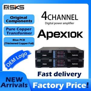 Apex10K FP10000Q 고출력 오디오 앰프 2채널 전문 스테이지 DJ 스피커 파워 앰프
