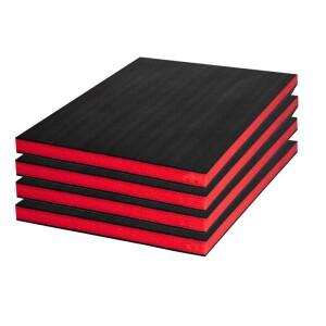 A02F-공구함 하드 케이스 호환 폼 인서트 4팩 16X12x1인치 폴리에틸렌 보관 시트