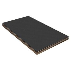 X AUTOHAUX 5개입 90mil 2.3mm 20sqft 사운드 데딩 매트 부틸 고무 열 차폐 소재 후드 보트 엔진 커버용 감쇠재 31.50