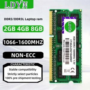 LDYN DDR3 DDR3L 2GB 4GB 8GB SODIMM 메모리 램 8500 10600 12800 204핀 PC3 1.5V PC3L 1.35V 1066 1333 1600Mhz 노트북