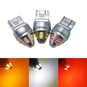 T20 Led 7440 7443 T25 3157 전구 W21W W21/5W WY21W P27 7W 3030 칩 자동 역방향 백업 DRL 램프 자동차 방향 지시등 12V