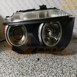 BMW E65 프리 페이스리프트 2002 우수한 주간 주행등 초고휘도 COB LED 엔젤 아이즈 키트 헤일로 링