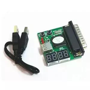 노트북 PC 컴퓨터 진단 카드 USB 25PIN 병렬 포트 마더보드 분석기 4자리 디스플레이 POST 셀프 테스터
