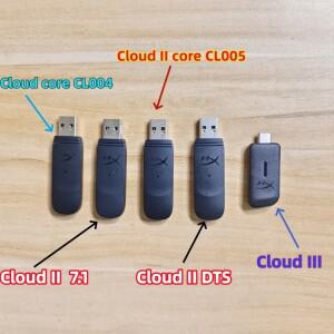 HyperX Cloud core  II  무선 게임용 헤드셋 USB 동글 수신기 어댑터