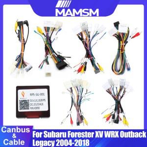 안드로이드 카 라디오 전원 하네스 배선 케이블 캔버스 박스 RP5-SU-001 (스바루 포레스터 XV WRX 아웃백 3