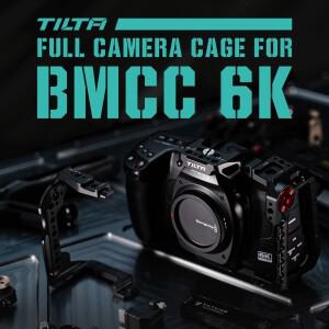 TILTA TA-T64-A-B 풀 카메라 케이지  BMCC 6K 고급 키트  기본 Xeno 탑 핸들  1/4 인치-20  위치 핀 포함