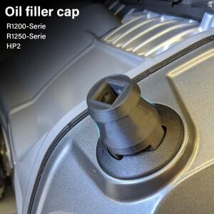 BMW 호환 R1200/R1250/R18/R Nine T 시리즈 HP2 바이크 오토바이 엔진 오일 필러 캡 도구 렌치 제거 용 액